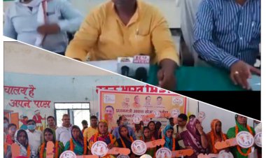 जौनपुर/ विकासखंड धर्मापुर में प्रधानमंत्री आवास योजना की लाभान्वित को सौंपी गई चाभियां