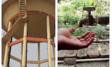 जौनपुर/रामपुर,जल निगम की बड़ी लापरवाही, ग्रामीण करेंगे चक्का जाम