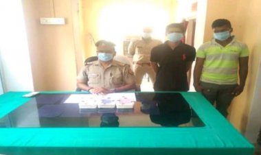 थाना चंदवक/ पुलिस ने चोरी की माल के साथ दो अभियुक्त  को किया गिरफ्तार.