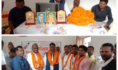 गाजीपुर/प्रधान संपादक संदीप कुमार गौतम जी ने गाजीपुर के मास न्यूज़ कार्यालय का किया उद्घाटन