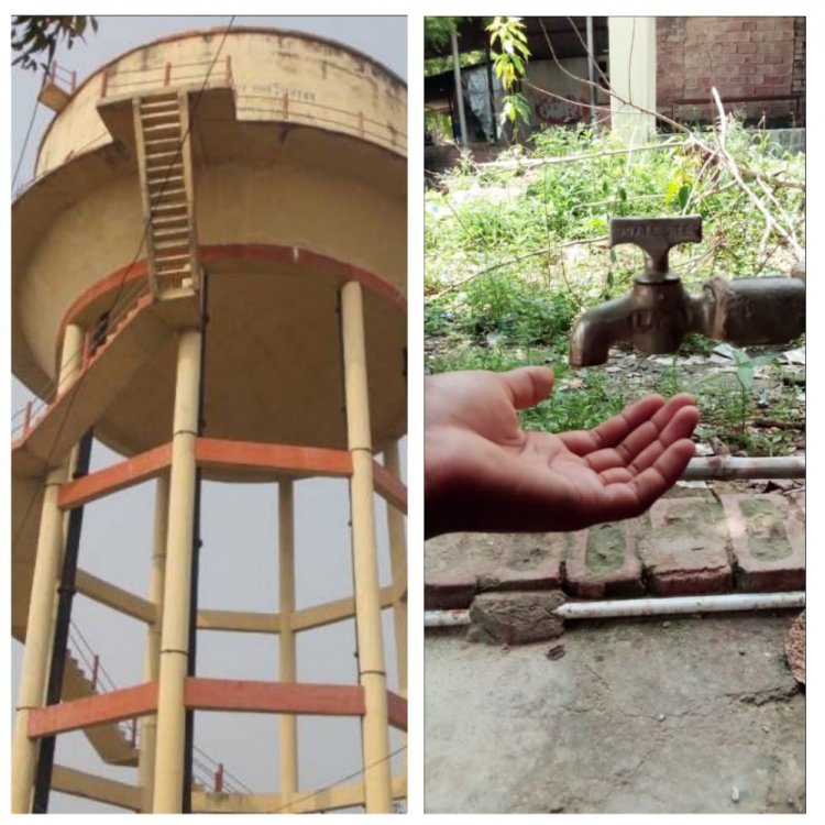 जौनपुर/रामपुर,जल निगम की बड़ी लापरवाही, ग्रामीण करेंगे चक्का जाम