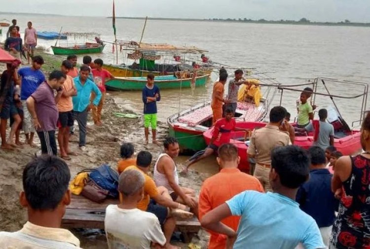 मिर्जापुर/गंगा में नाव पलटने से छह लापता,  लापता लोगों के लिए लगे गोताखोर
