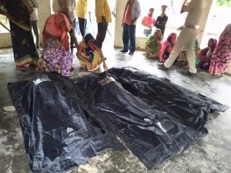 जौनपुर/बारिश के कारण कच्चा मकान गिरने से,चार की मौत,छाया मातम