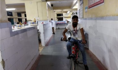 जौनपुर/वार्ड तक साइकिल से भ्रमण करने का मतलब क्या,अमर शहीद उमानाथ सिंह जिला अस्पताल की कार्य व सुरक्षा व्यवस्था तार-तार