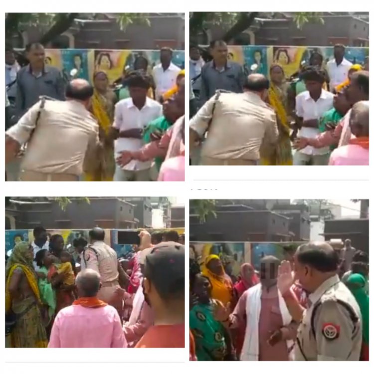 आजमगढ़/ SP सुधीर सिंह के पास ज्योतिष विद्या का ज्ञान, अपराधियों को छोड़ फरियादियों को ही पीटने लगे ,वीडियो वायरल