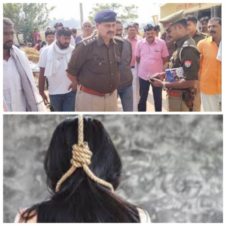 Jaunpur/ फंदे से लटका मिला विवाहिता का शव,हत्या का आशंका पुलिस छानबीन में जुटी