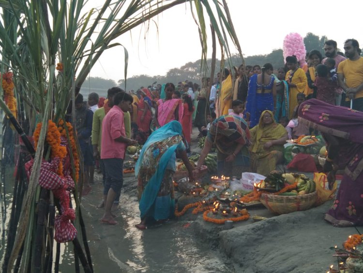 जौनपुर/चंदवक,  वेदी पूजा डाला छठ महापर्व आज....