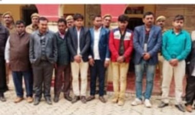 बारात में मार पीट के बाद समझाने गई पुलिस को बारातियों ने जमकर पीटा, आधा दर्जन कास्टेबल घायल