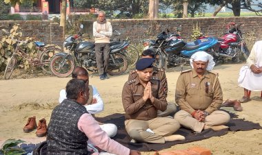 जौनपुर/ नई पुलिस चौकी का भूमि पूजन,सीओ शुभम तोदी