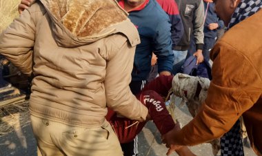 फरार अभियुक्त पुलिस मुठभेड़ में घायल, 