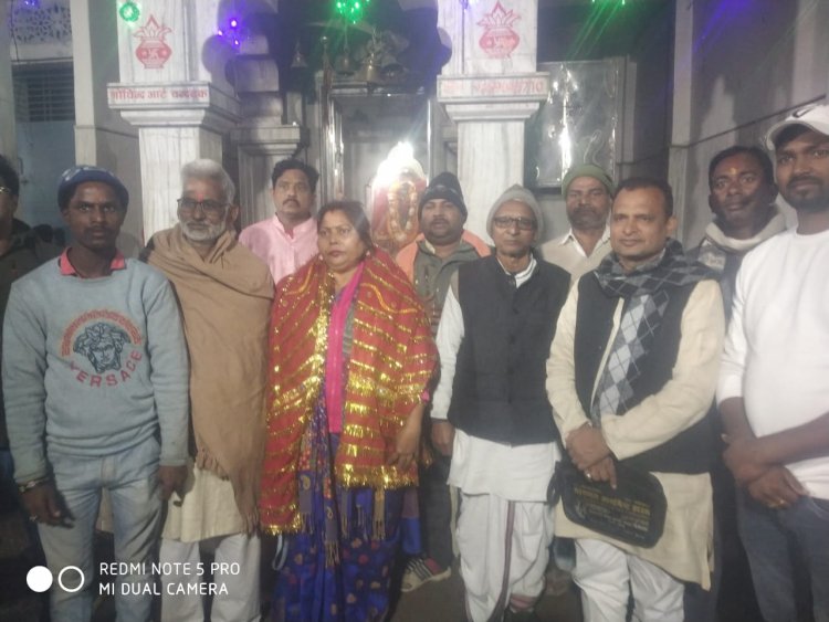 प्राचीन दुर्गा माता मंदिर पर किया गया भव्य भंडारा.....