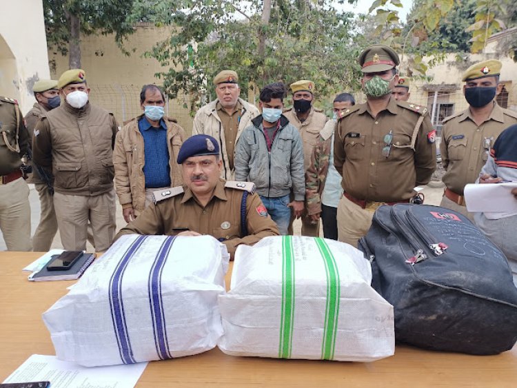 24 किलो गांजा सहित तीन तस्करो को पुलिस ने किया गिरफ्तार