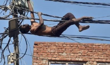 सिरफिरे युवक की हरकतों से डेढ़ घंटे पुलिस रही परेशान