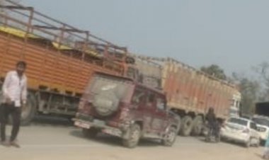 आखिर कब मिलेगा चंदवक बाजार को जाम से मुक्ति.....