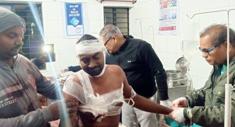 युवक पर बदमाशों ने चाकू से किया जानलेवा हमला, गंभीर रूप से घायल