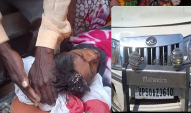 ऑटो गैरेज में बोलेरो घुसने से  मिस्त्री हुआ घायल