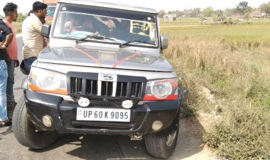 बोलेरो की चपेट में आने से दो बाइक सवार घायल....