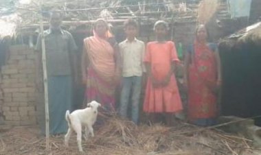 अज्ञात कारणों से मड़हे में लगी आग जलकर हुआ राख