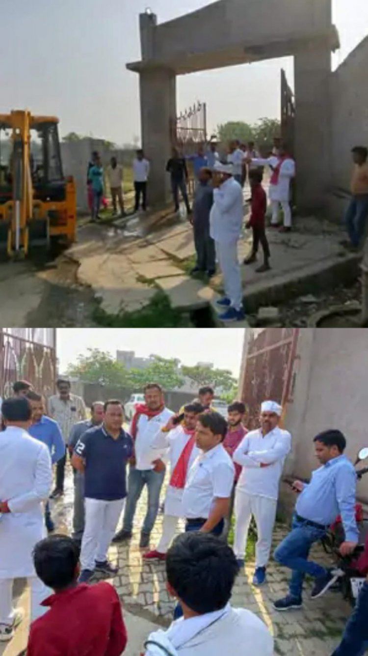 सपा MLC प्रत्याशी के हॉस्पिटल के सामने बाबाजी के बुलडोजर की हुई एंट्री,जानिए क्या हैं कारण