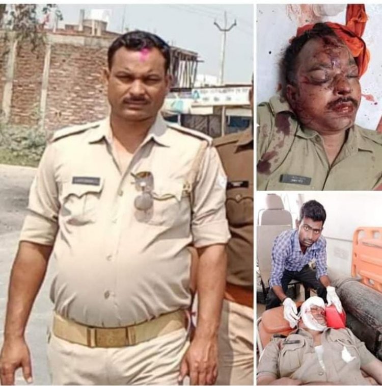 जौनपुर, सड़क दुर्घटना में सिपाही की मौत