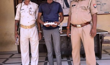 अवैध कट्टा व 315 बोर कारतुस के साथ युवक चढ़ा पुलिस के हत्थे