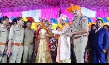 वधू पक्ष की जिम्मेदारी चंदौली पुलिस ने निभाई ,विवाह हुआ संपन्न