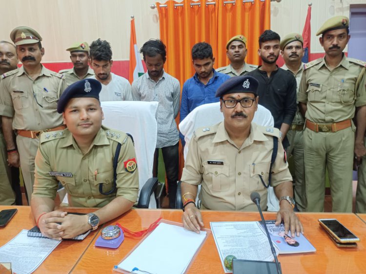 पुलिस ने 4 शातिर चोर को किया गिरफ्तार