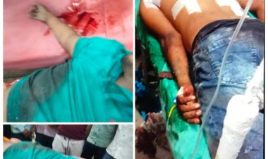 धर्मापुर में जबरदस्त हुआ चाकूबाजी, मामला गंभीर गुस्साए युवकों ने लाठी-डंडे से आने जाने वाले गाड़ियों को कर रहे छतिग्रस्त