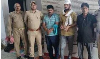 पहलवान बादल यादव के हत्यारे सूर्य प्रताप उर्फ गोलू राय,डब्लु गिरी व विपिन को पुलिस ने किया गिरफ्तार