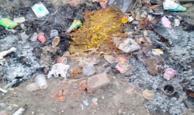 जनपद जौनपुर के वृद्धाश्रम पर लगा है कचरों का ढेर