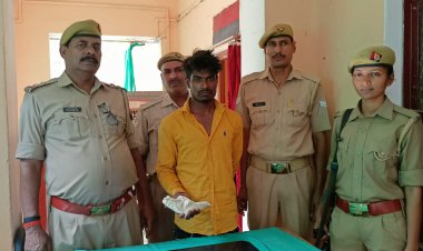 चंदवक पुलिस द्वारा तमंचा व कारतूस सहित एक अभियुक्त गिरफ्तार