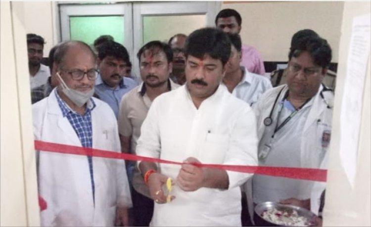 जिला चिकित्सालय में 250 केवीए जनरेटर व पत्रकार कक्ष का एमएलसी ने किया शुभारम्भ*