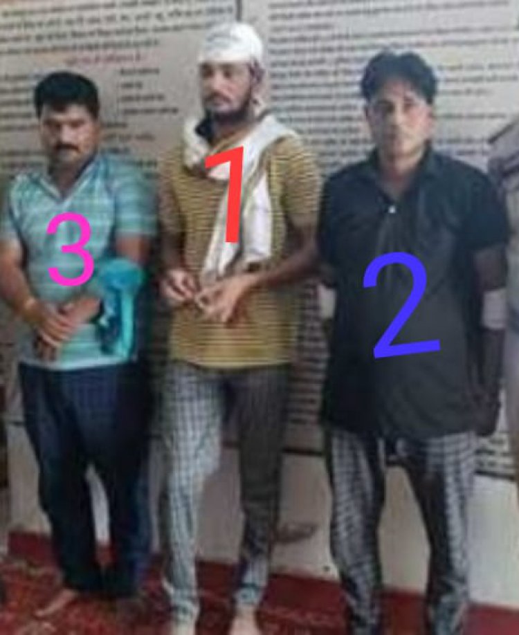 पहलवान बादल यादव के हत्यारे सूर्य प्रताप उर्फ गोलू राय,डब्लु गिरी व विपिन को पुलिस ने किया गिरफ्तार