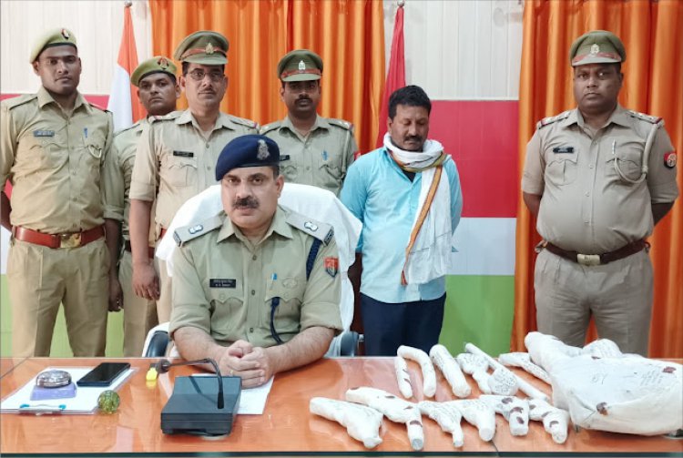 अवैध रूप से असलहा बनाने वाली फैक्ट्री का भण्डाफोड़, एक आरोपी गिरफ्तार