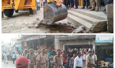 चंदवक बाजार का एस. डीएम. द्वारा किया गया निरक्षण