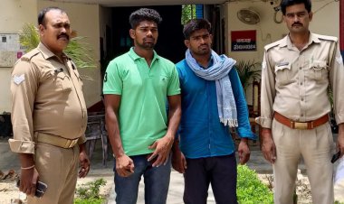 धर्मापुर के दो वांछित (पहलवान) अभियुक्त को पुलिस ने किया गिरफ्तार।