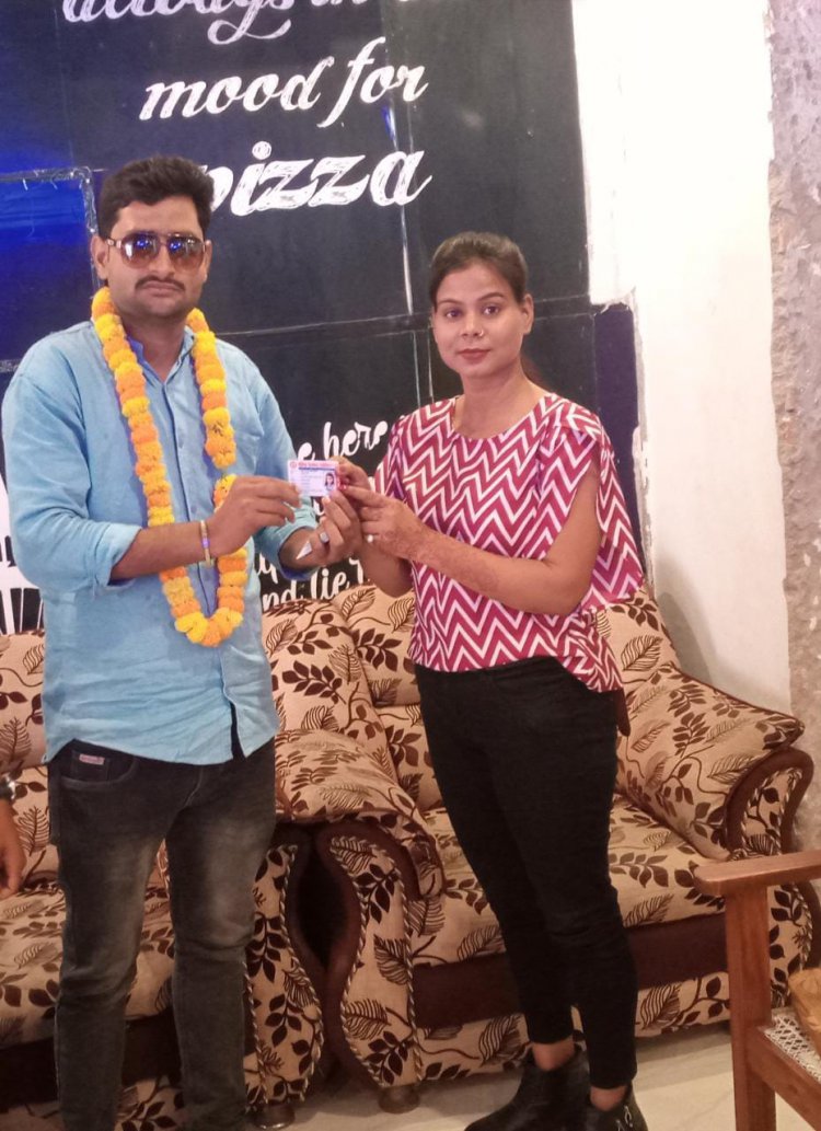 एम डब्ल्यू ए की प्रदेश सह सचिव महिला मोर्चा बनी ज्योति मौर्या