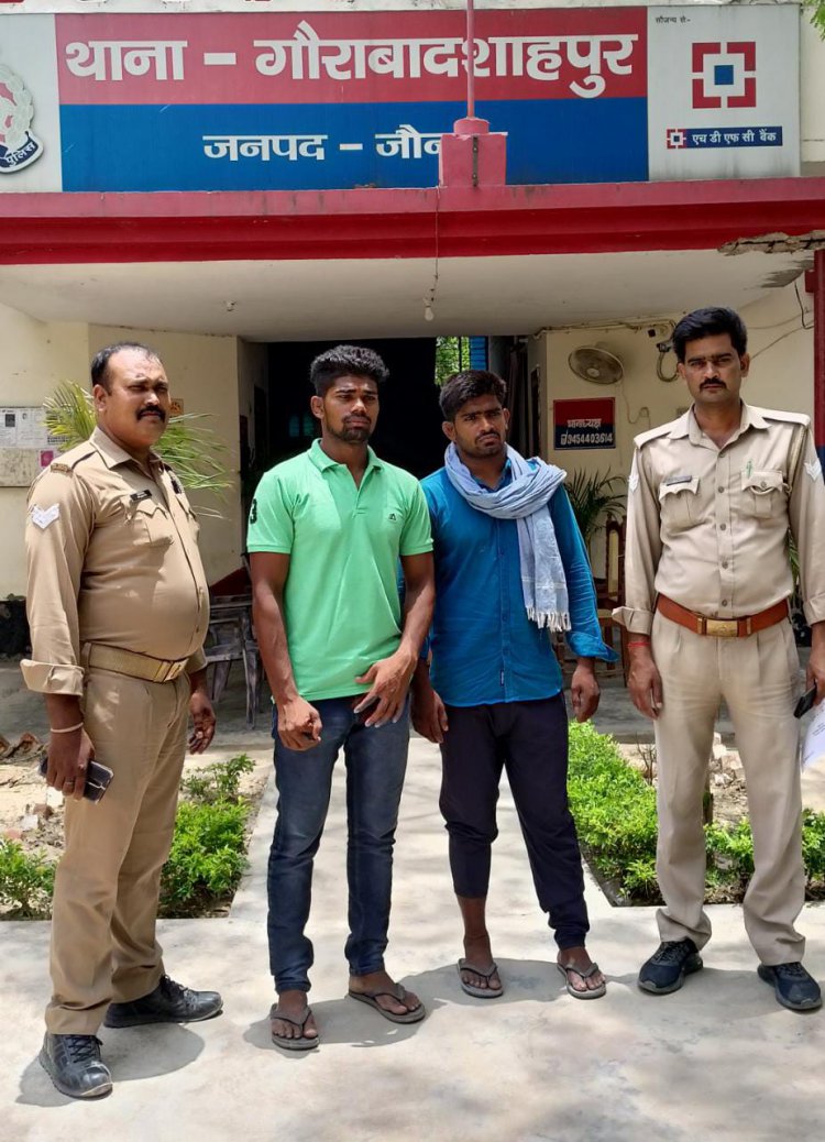 धर्मापुर के दो वांछित (पहलवान) अभियुक्त को पुलिस ने किया गिरफ्तार।