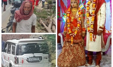 दर्दनाक सड़क दुर्घटना में पति समेत पत्नी की हुई मौत।