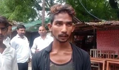 बिना आरोप के युवक को पुलिस ने किया गिरफ्तार