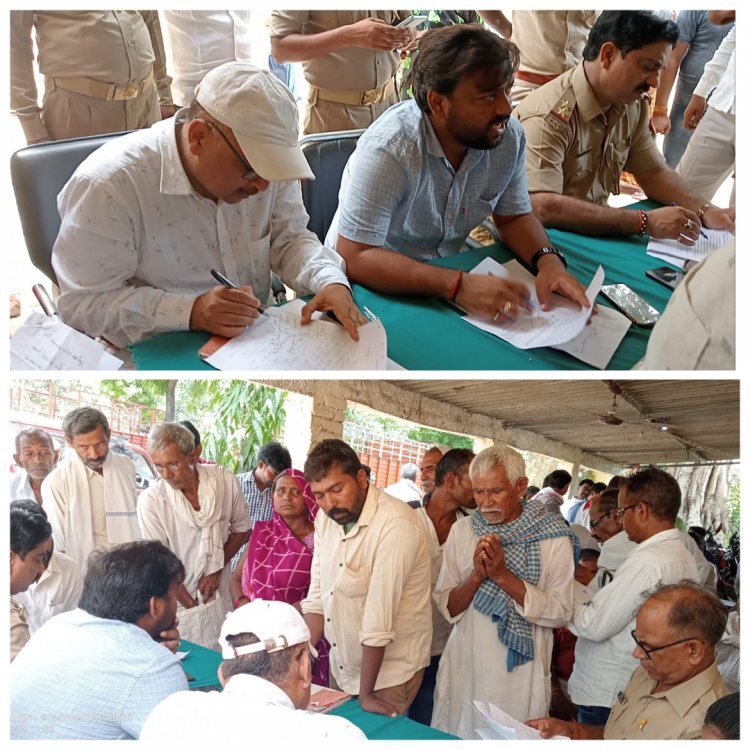 बख्शा/थाना दिवस हुआ संपन्न,मौके पर ही एक दर्जन समस्या हुआ समाधान