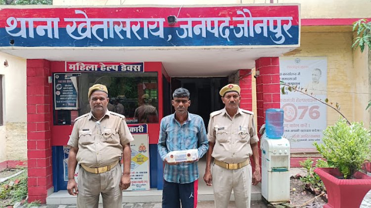 मुठभेड़ में 20 हजार के ईनामी को लगी गोली, हिरासत में