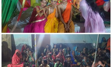 धर्मापुर भूलेमऊ/ श्रीकृष्ण जन्माष्टमी का त्योहार बड़े धूम धाम से