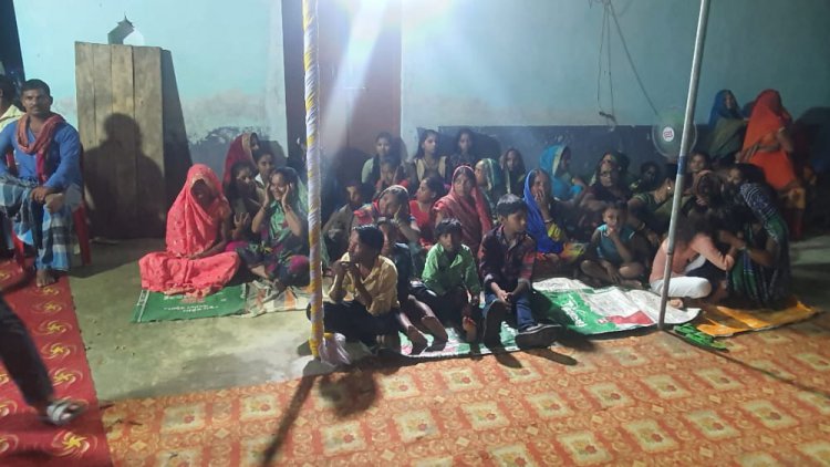 धर्मापुर भूलेमऊ/ श्रीकृष्ण जन्माष्टमी का त्योहार बड़े धूम धाम से