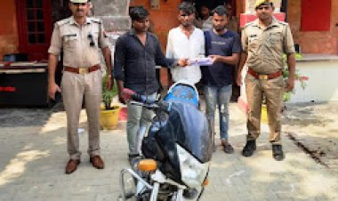 लूट की मोबाइल और नगदी के साथ पकड़े गए तीन आरोपी