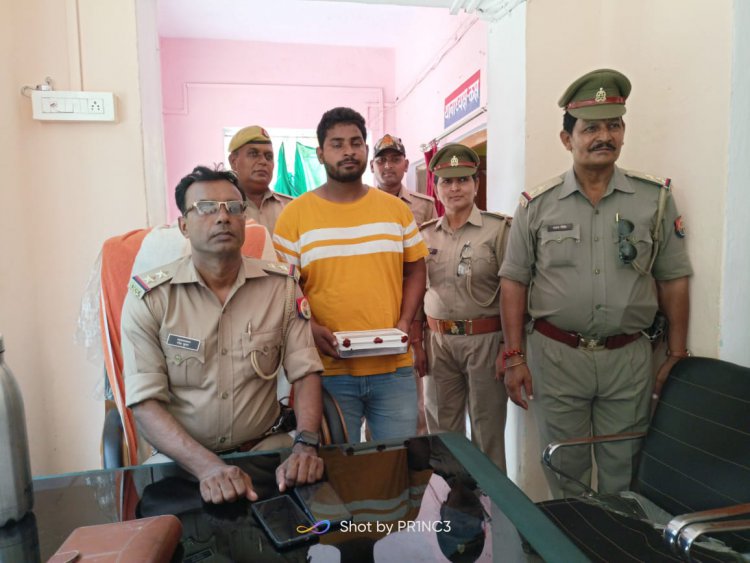 अबैध तमंचा के साथ एक अभियुक्त हुआ गिरफ्तार