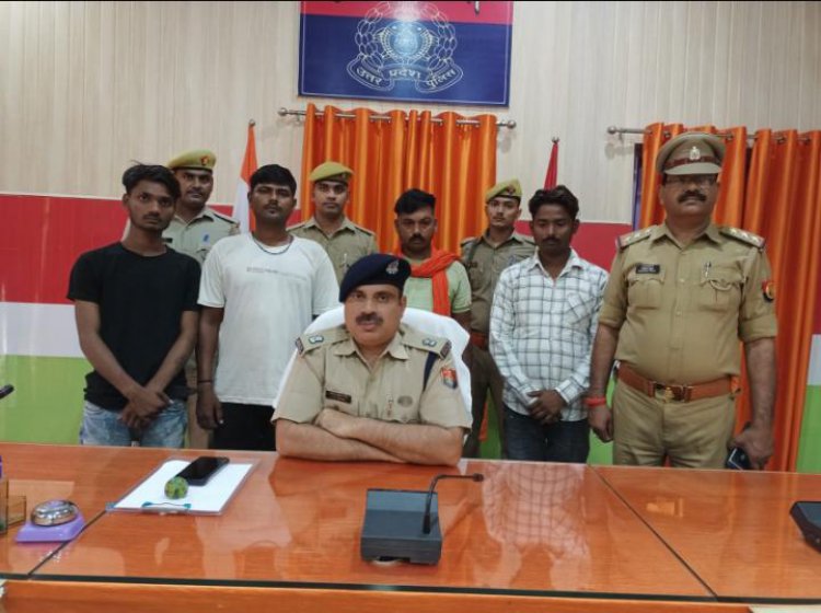 बच्चा चोर का आरोप लागकर एक युवक की पिटाई करने के आरोप में चार गिरफ्तार-