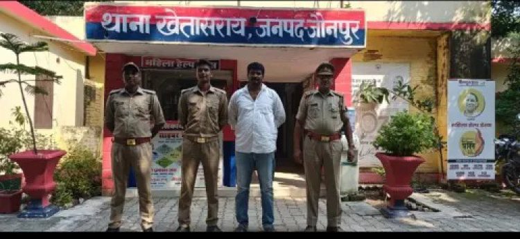 जौनपुर / पुलिस टीम ने एक वांछित अभियुक्त को किया गिरफ्तार
