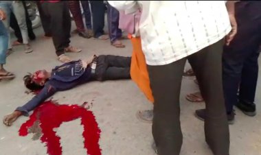 दो बाइक कि टक्कर एक कि मौत