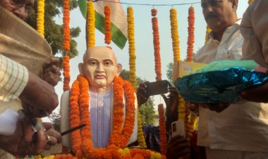 सरदार वल्लभ भाई पटेल की प्रतिमा का अनावरण किया गया  